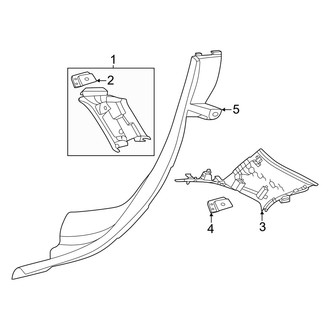 Mercedes-Benz OE - Quarter Panel - Interior Trim