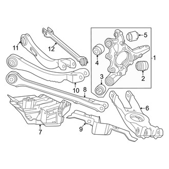 Mercedes-Benz OE - Rear Suspension - Suspension Components