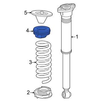Mercedes-Benz OE - Front Lower Coil Spring Insulator