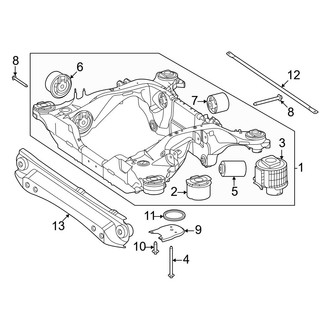 Mercedes-Benz OE - Rear Suspension - Suspension Mounting