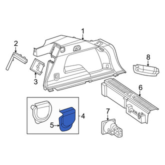 Mercedes-Benz OE - Tie Down Hook Cap