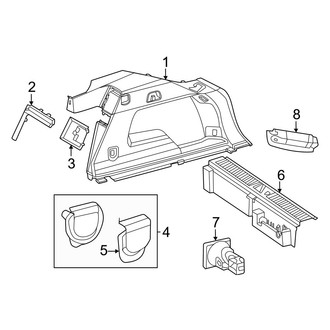 Mercedes-Benz OE - Rear Body & Floor - Interior Trim (Side and Rear Trim)