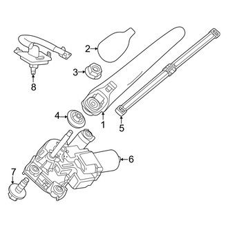 Mercedes-Benz OE - Lift Gate - Wiper & Washer Components