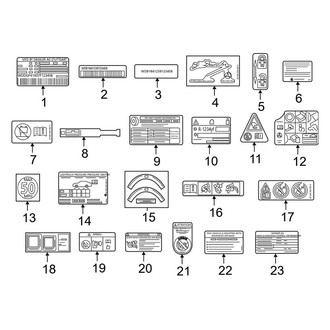 Mercedes-Benz OE - Information Labels - Labels