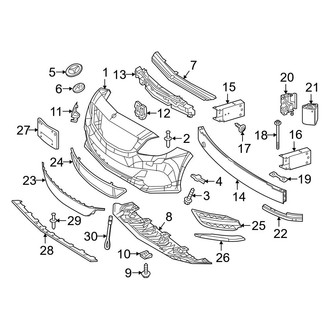 Mercedes-Benz OE - Front Bumper & Grille - Bumper & Components
