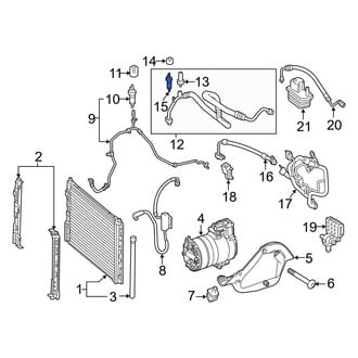 Mercedes-Benz OE - A/C Refrigerant Pressure Sensor