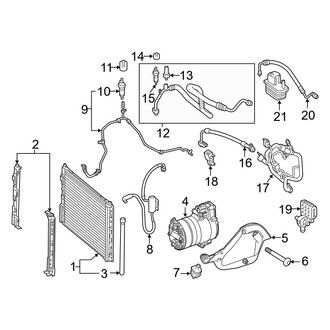Mercedes-Benz OE - Air Conditioner & Heater - Condenser, Compressor & Lines