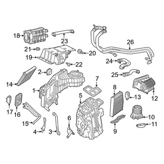 Mercedes-Benz OE - Air Conditioner & Heater - Evaporator & Heater Components