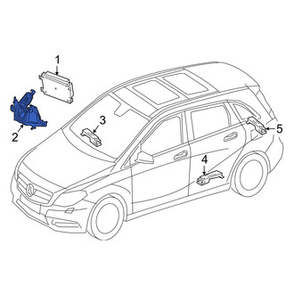 Mercedes-Benz OE - Keyless Entry Module Bracket