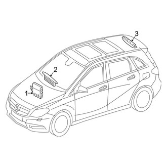 Mercedes-Benz OE - Electrical Components (Parktronic System (PTS))
