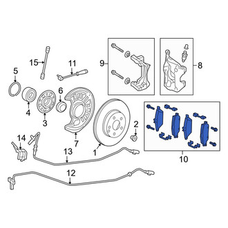 Mercedes-Benz OE - Front Disc Brake Pad Set