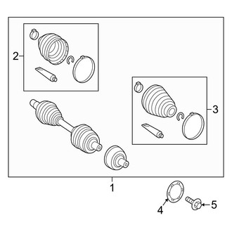 Mercedes-Benz OE - Front Suspension - Drive Axles
