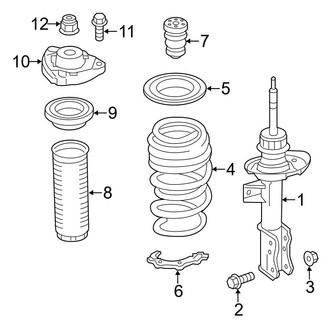 Mercedes-Benz OE - Front Suspension - Struts & Components