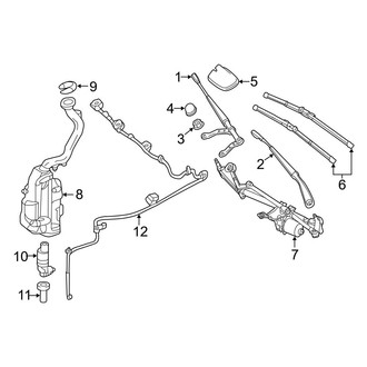 Mercedes-Benz OE - Windshield - Wiper & Washer Components