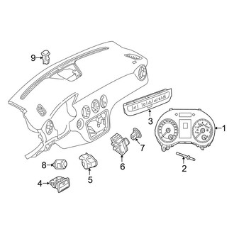 Mercedes-Benz OE - Instrument Panel - Cluster & Switches