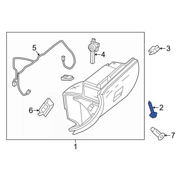 Glove Box Bolt