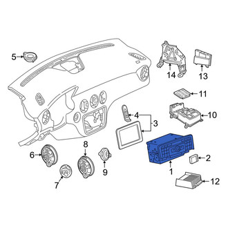 Mercedes-Benz OE - Radio Control Unit