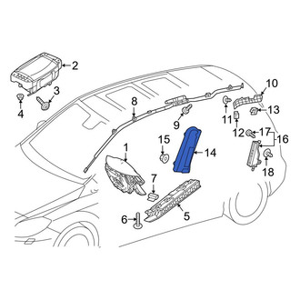 Mercedes-Benz OE - Front Left Seat Air Bag