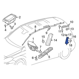 Mercedes-Benz OE - Rear Right Seat Air Bag