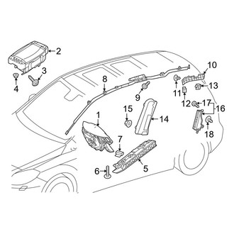 Mercedes-Benz OE - Restraint Systems - Air Bag Components (Air Bags)