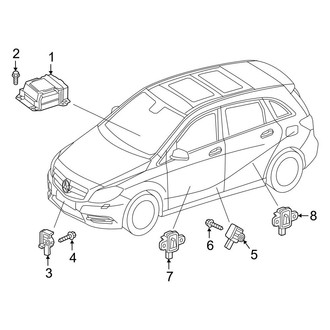 Mercedes-Benz OE - Restraint Systems - Air Bag Components (Modules and Sensors)