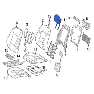 Mercedes-Benz OE - Rear Center Headrest