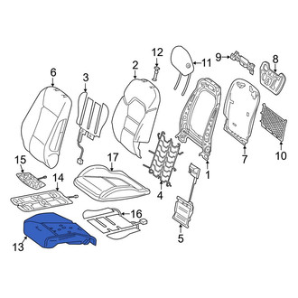 Mercedes-Benz OE - Front Right Seat Cushion Pad