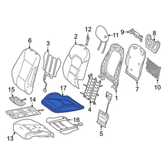 Mercedes-Benz OE - Front Left Seat Cover