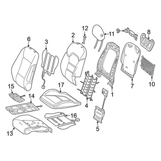 Mercedes-Benz OE - Seats & Tracks - Passenger Seat Components