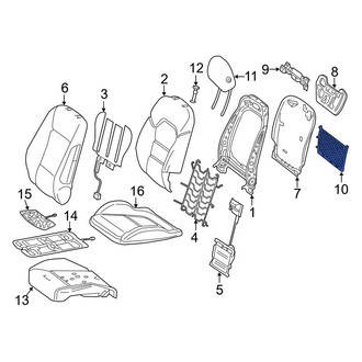 Mercedes-Benz OE - Front Right Cargo Net