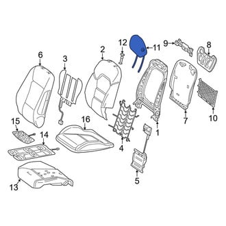 Mercedes-Benz OE - Front Left Headrest