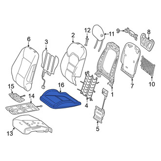 Mercedes-Benz OE - Front Right Seat Cover