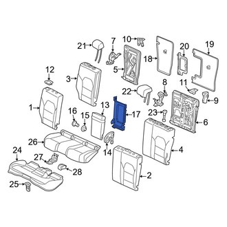 Mercedes-Benz OE - Seat Armrest Base