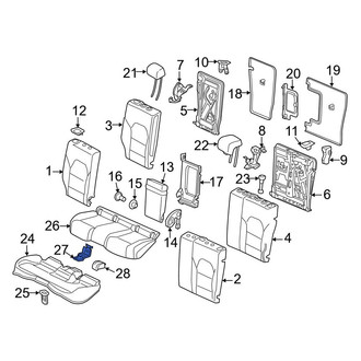 Mercedes-Benz OE - Child Restraint Anchor Plate