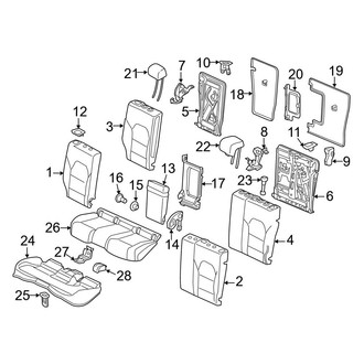 Mercedes-Benz OE - Seats & Tracks - Rear Seat Components