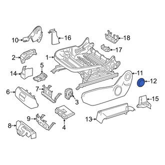 Mercedes-Benz OE - Power Seat Switch Knob