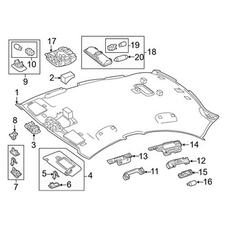 Mercedes-Benz OE - Roof - Interior Trim