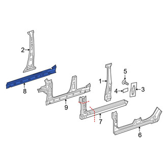 Mercedes-Benz OE - Left Floor Sill