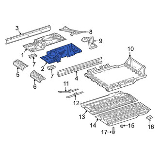 Mercedes-Benz OE - Left Floor Pan