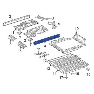 Mercedes-Benz OE - Left Floor Sill
