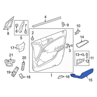 Mercedes-Benz OE - Rear Left Door Armrest