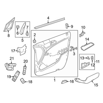 Mercedes-Benz OE - Front Door - Interior Trim