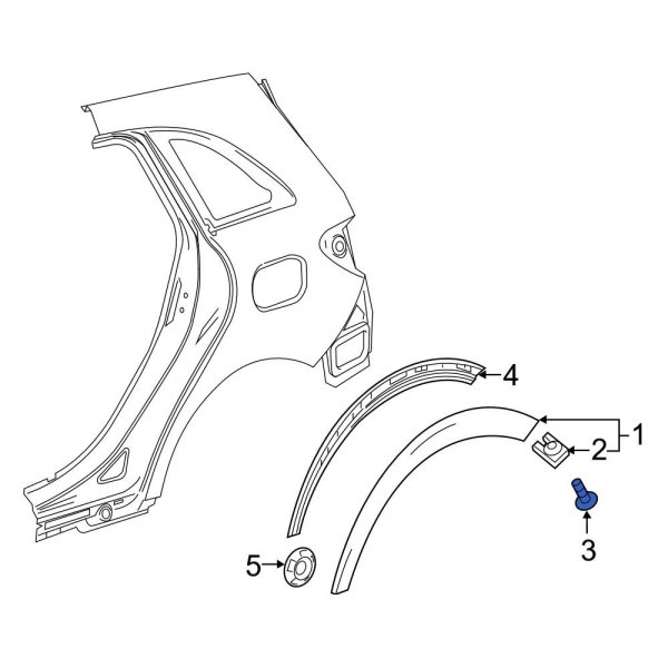 Wheel Arch Flare Screw