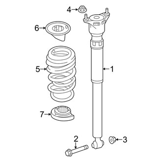 Mercedes-Benz OE - Rear Suspension - Shocks & Components