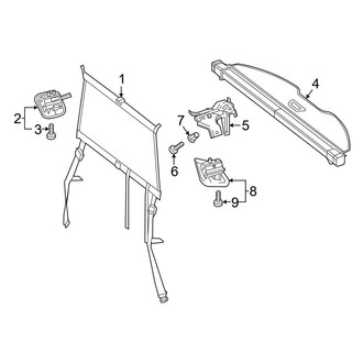 Mercedes-Benz OE - Rear Body & Floor - Interior Trim (Compartment Cover)