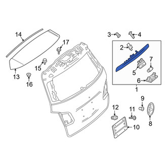 Mercedes-Benz OE - Rear Liftgate Pull Handle