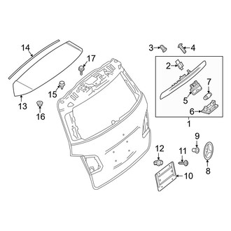 Mercedes-Benz OE - Lift Gate - Exterior Trim
