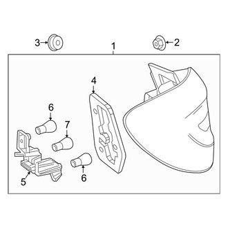 Mercedes-Benz OE - Rear Lamps - Tail Lamps (Quarter Panel)
