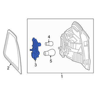 Mercedes-Benz OE - Left Back Up Light Socket