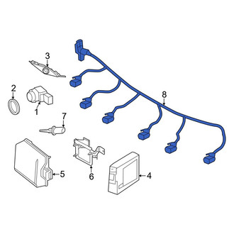 Mercedes-Benz OE - Front Park Assist Camera Wiring Harness